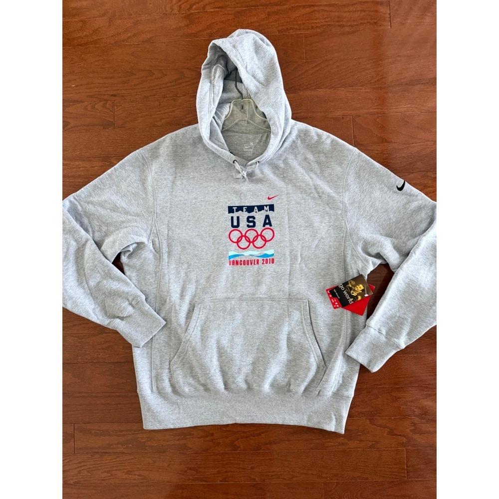 Nike Fleece Pullover Hoodie USA Olympic Team Vancouver 2010-Size XL -NEW W/TAGS